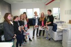 OTK 2015 - uczniowie PZS nr 2 w Pszczynie w naszej redakcji i drukarni